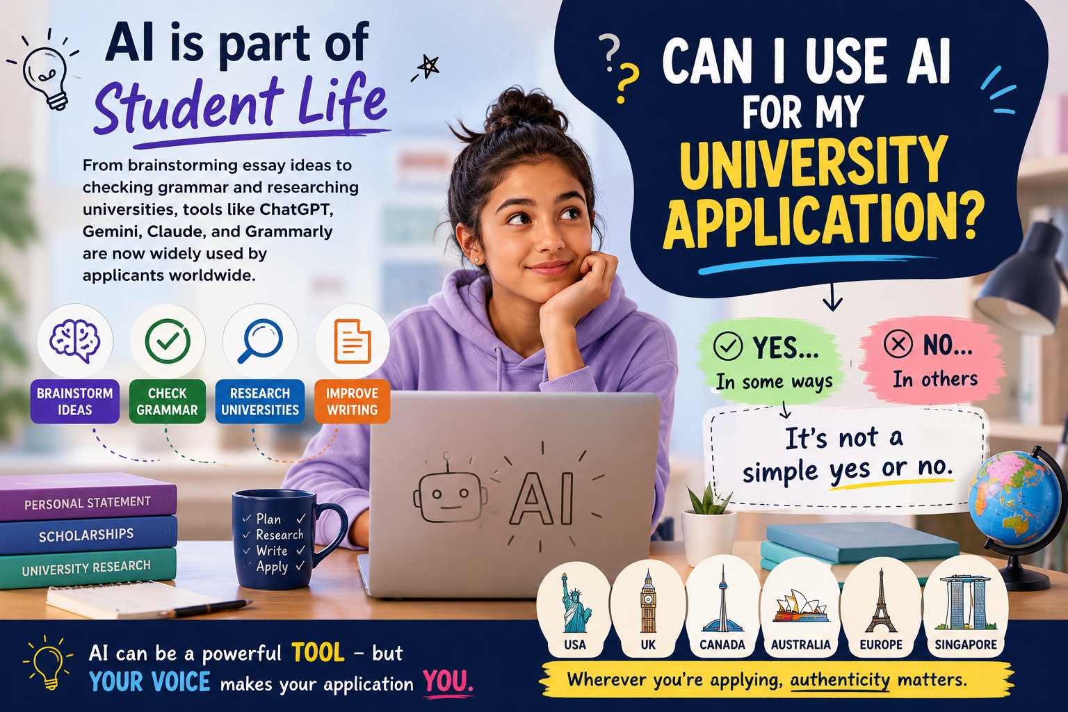 AI is part of Student Life - Can i use AI for my University Application?